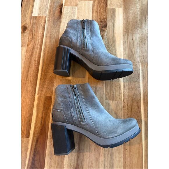 SOREL Blake Duel Zippers Waterproof Leather Platform Boot - Picture 3 of 9